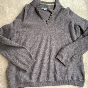 Smartwool 100% merino wool  1/4 zip sweater.  M